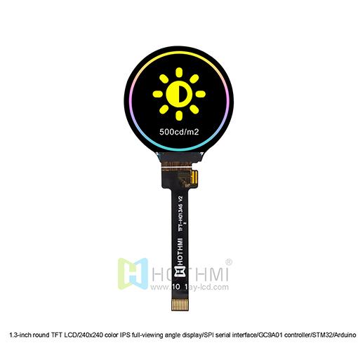 1.3 inch Round TFT LCD 240x240 Color IPS Display 1.jpg 1.3 inch Round TFT LCD 240x240 Color IPS Display 1.jpg