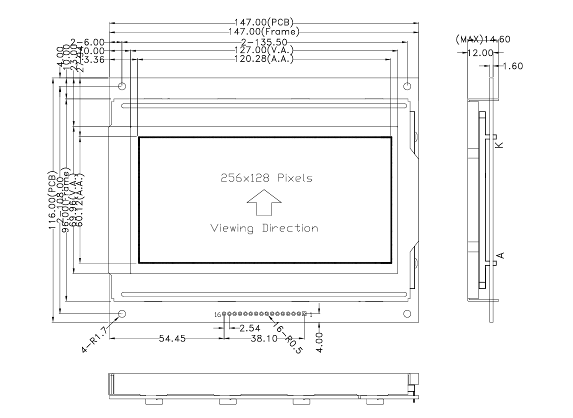 HOTLCD 5.1 inch 256x128 Graphic LCD Display Module.png